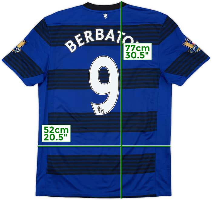 2011-13 Manchester United Away Shirt Berbatov #9 - 6/10 - (M)