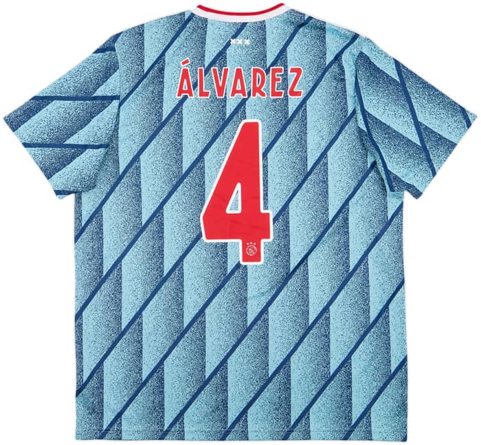 2020-21 Ajax Away Shirt Alvarez #4 - 8/10 - (XL)