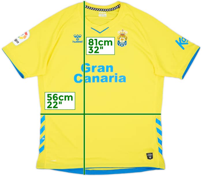 2020-21 Las Palmas Home Shirt - 9/10 - (XXL)