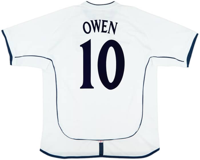 2001-03 England Home Shirt Owen #10 - 9/10 - (XL)