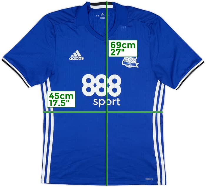 2016-17 Birmingham Home Shirt - 6/10 - (M)