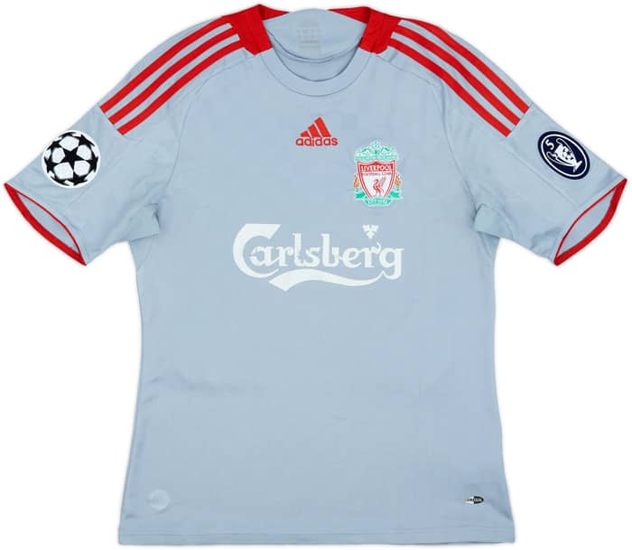2008-09 Liverpool Away Shirt Gerrard #8 - 5/10 - (S)