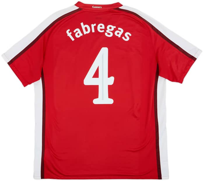 2008-10 Arsenal Home Shirt Fabregas #4 - 5/10 - (XL)