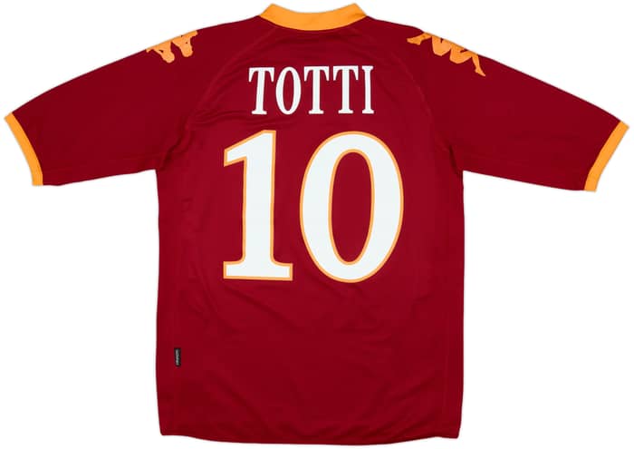 2009-10 Roma Home Shirt Totti #10 - 7/10 - (XL.Boys)