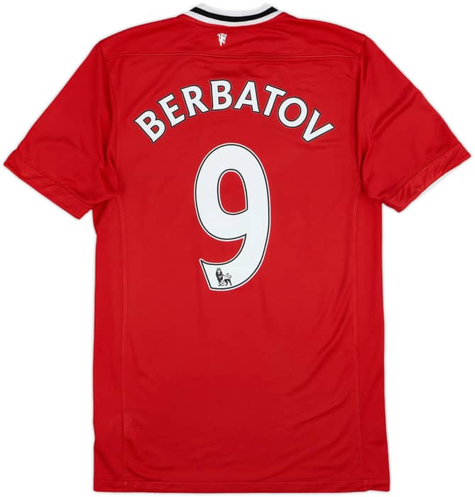 2011-12 Manchester United Home Shirt Berbatov #9 - 6/10 - (S)