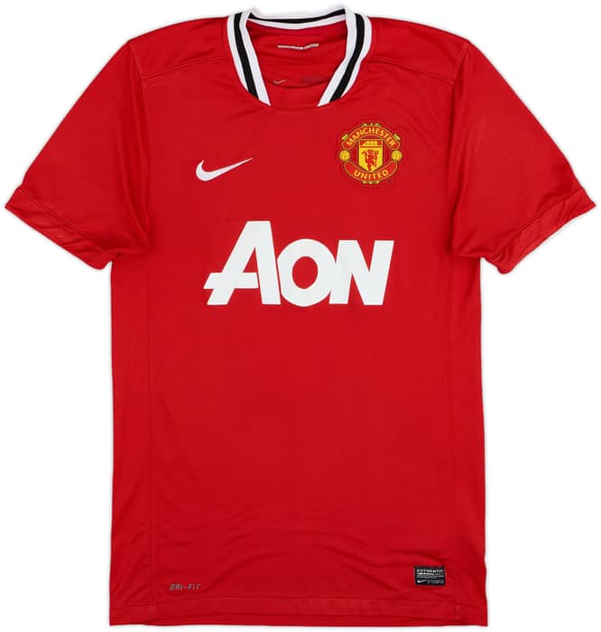 2011-12 Manchester United Home Shirt Berbatov #9 - 6/10 - (S)