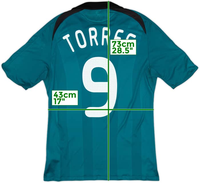 2008-09 Liverpool Third Shirt Torres #9 - 6/10 - (S)