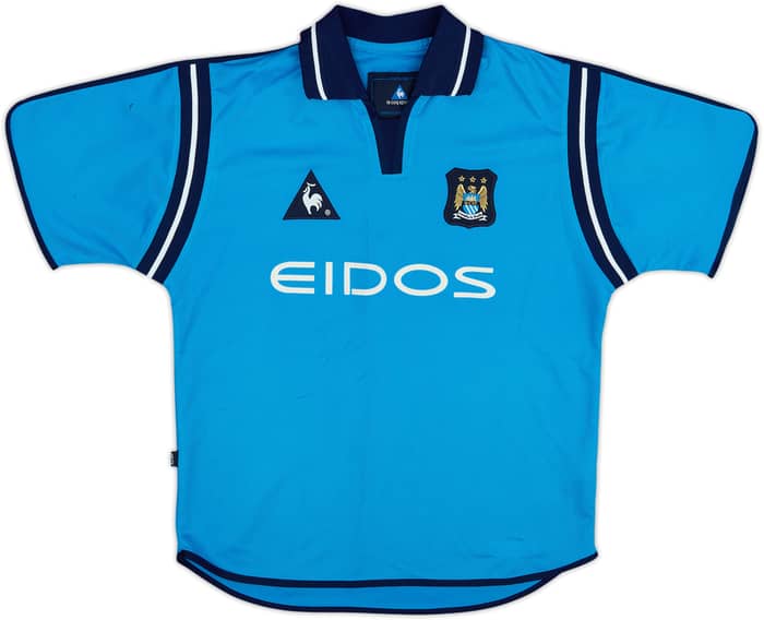 Camiseta de local del Manchester City 2002-03 - 8/10 - (13-14 Años)