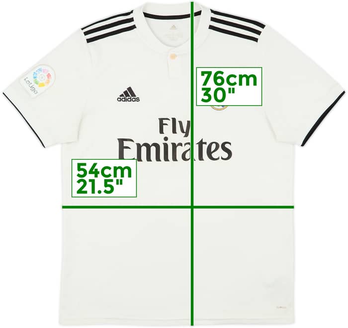 2018-19 Real Madrid Home Shirt - 4/10 - (L)