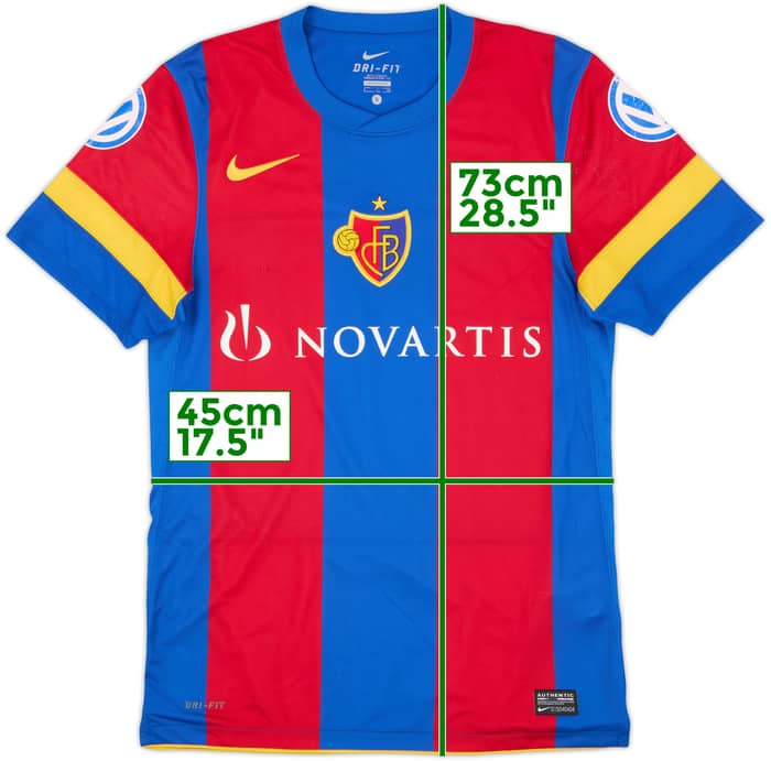 2011-12 FC Basel Home Shirt - 6/10 - (S)