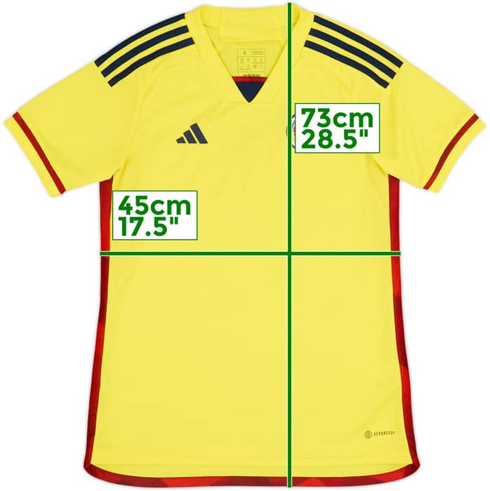 Camiseta de local de Colombia 2022-23 - 10/10 - (Mujeres S)