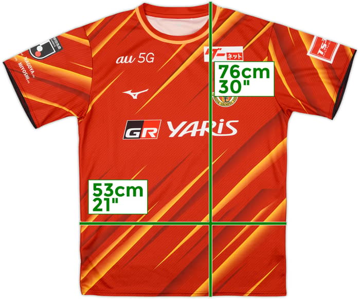 2021 Nagoya Grampus Eight Home Shirt - 9/10 - (M)