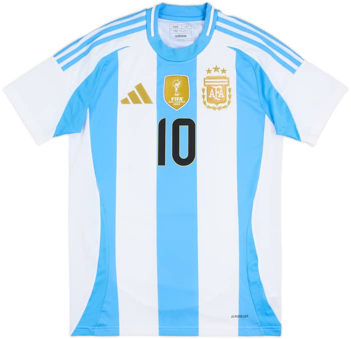2024-25 Argentina Home Shirt Messi #10 - 8/10 - (S)