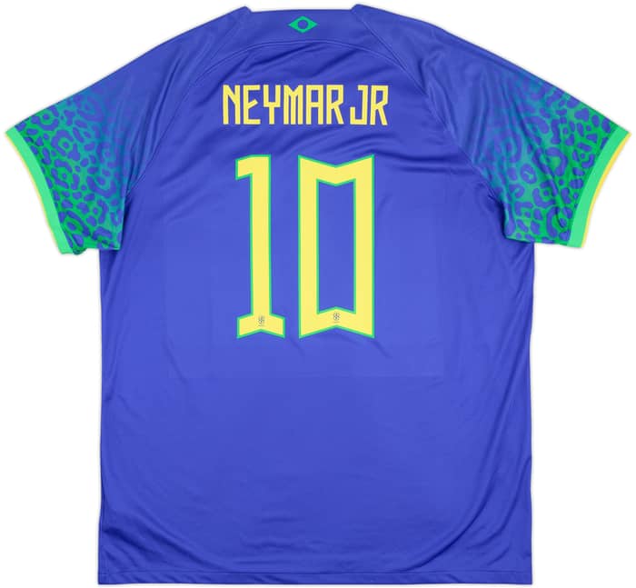 2022-23 Brazil Away Shirt Neymar #10 - 8/10 - (XXL)