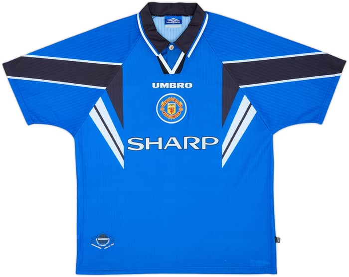 1996-98 Manchester United Third Shirt Scholes #18 - 7/10 - (XL)