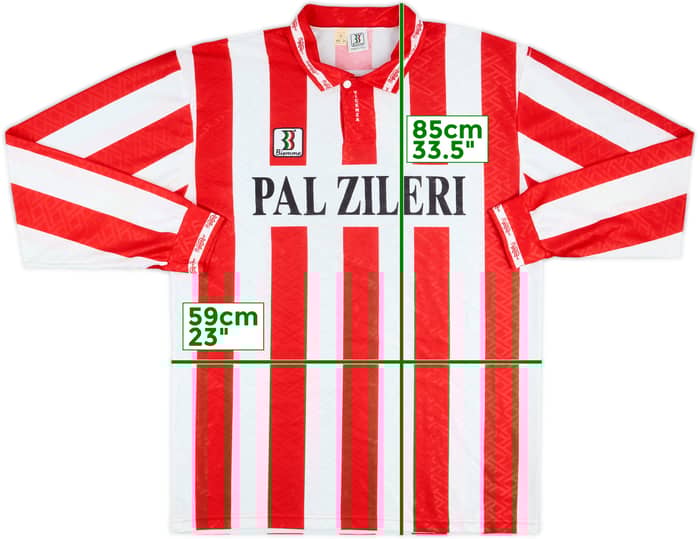 1993-94 Vicenza Squad Signed Home L/S Shirt - 8/10 - (XXL)
