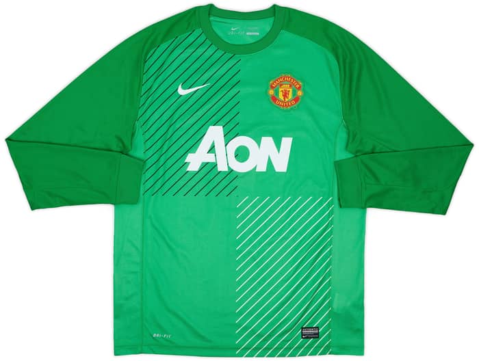 2013-14 Manchester United GK Shirt De Gea #1 - 7/10 - (L)