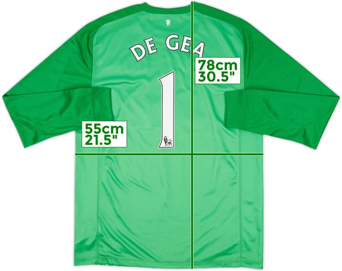 2013-14 Manchester United GK Shirt De Gea #1 - 7/10 - (L)