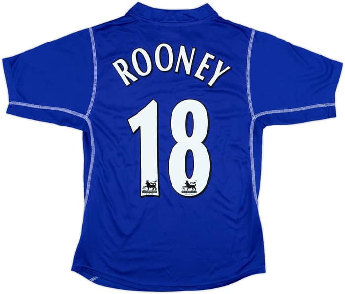 2002-03 Everton Home Shirt Rooney #18 - 7/10 - (M)