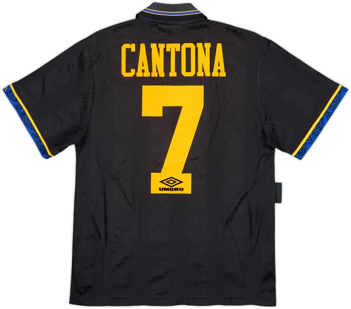 1993-95 Manchester United Away Shirt Cantona #7 - 8/10 - (S)