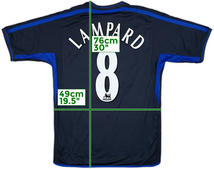 2002-04 Chelsea Away Shirt Lampard #8 - 8/10 - (L)