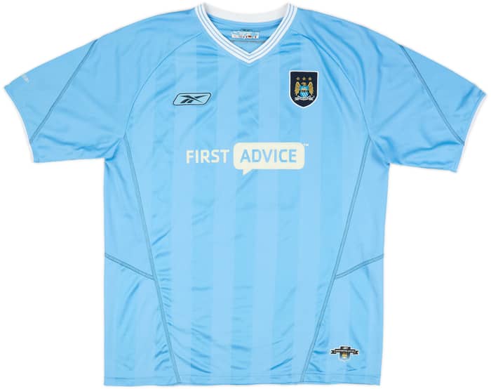 2003-04 Manchester City Home Shirt Anelka #39 - 8/10 - (L)