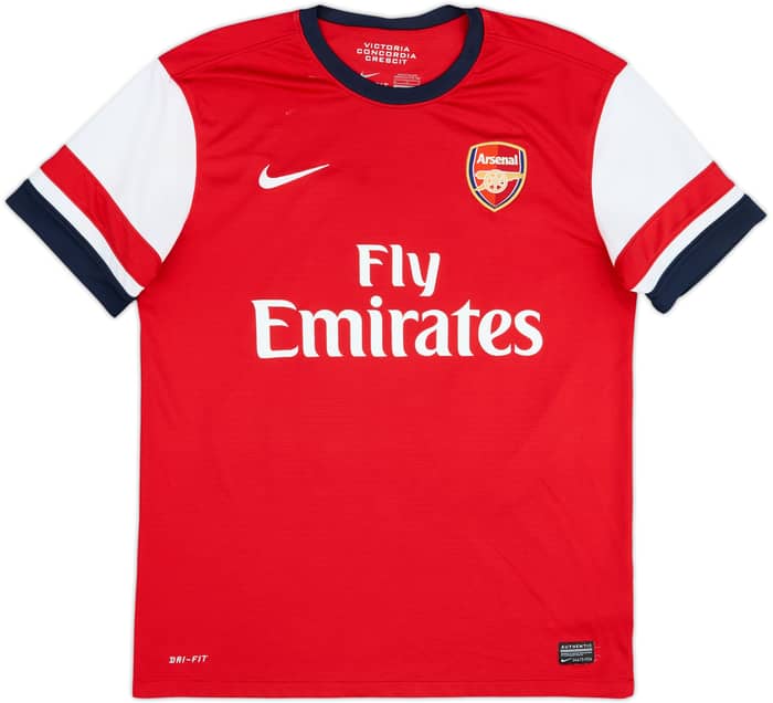 2012-14 Arsenal Home Shirt Arteta #8 - 9/10 - (M)