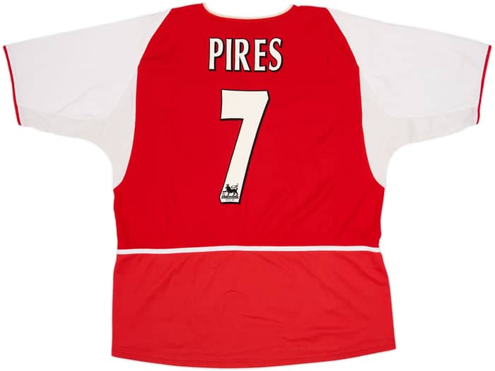 2002-04 Arsenal Home Shirt Pires #7 - 6/10 - (XL)
