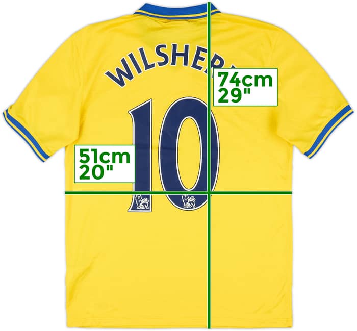 2013-14 Arsenal Away Shirt Wilshere #10 - 8/10 - (M)
