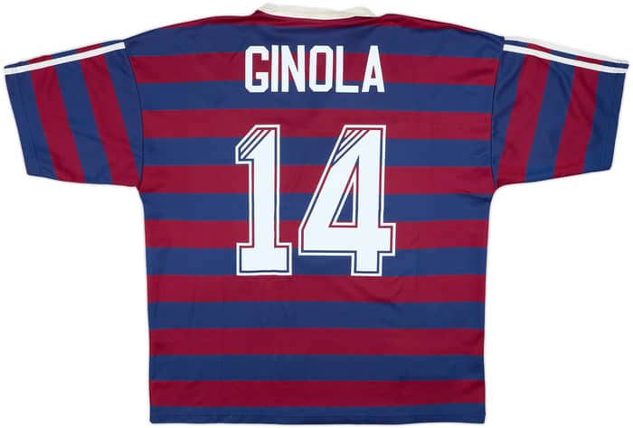 1995-96 Newcastle Away Shirt Ginola #14 - 7/10 - (L)