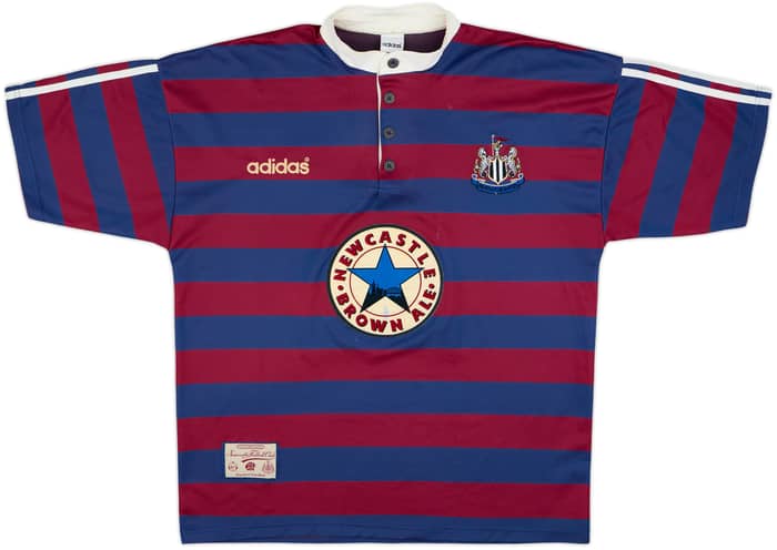 1995-96 Newcastle Away Shirt Ginola #14 - 7/10 - (L)