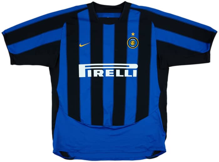 2003-04 Inter Milan Home Shirt Vieri #32 - 6/10 - (XXL)