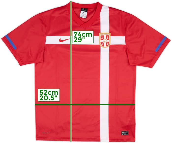 2010-11 Serbia Basic Home Shirt - 8/10 - (M)