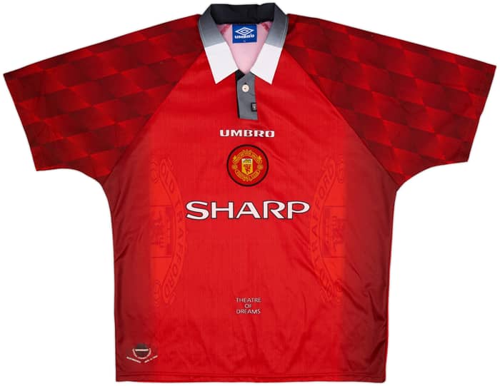 1996-98 Manchester United Home Shirt Keane #16 - 9/10 - (XL)