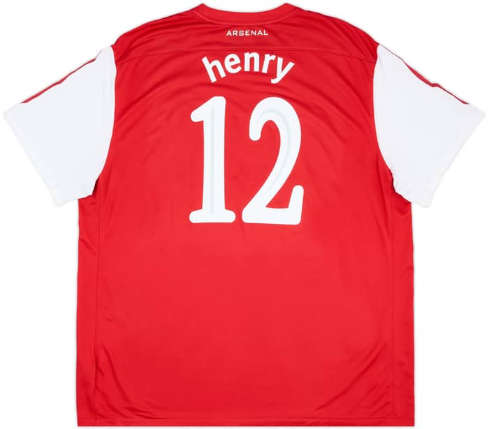 2011-12 Arsenal Home Shirt Henry #12 - 8/10 - (3XL)