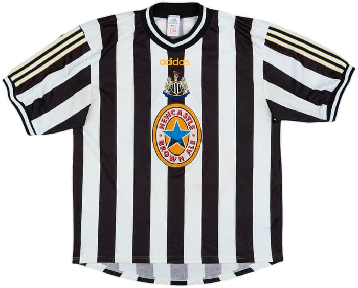 1997-99 Newcastle Home Shirt Shearer #9 - 6/10 - (L)
