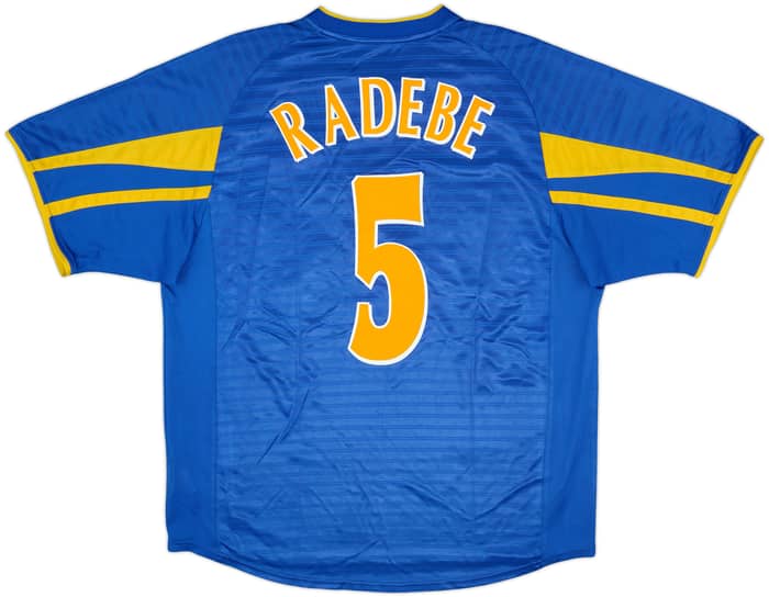 2001-03 Leeds United Away Shirt Radebe #5 - 8/10 - (L)