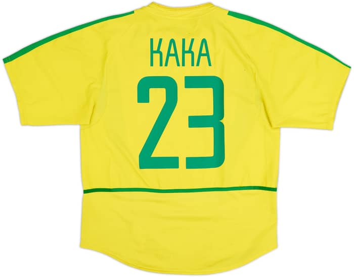 2002-04 Brazil Home Shirt Kaka #23 - 4/10 - (L)