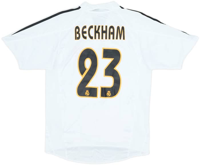 2003-04 Real Madrid Home Shirt Beckham #23 - 8/10 - (S)