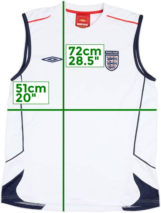 2004-05 England Umbro Training Vest - 8/10 - (L)