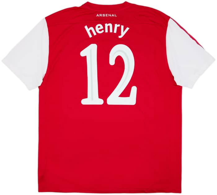 2011-12 Arsenal Home Shirt Henry #12 - 6/10 - (XL)