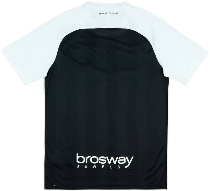 2017-18 Ascoli Squad Signed Home Shirt - 8/10 - (L)