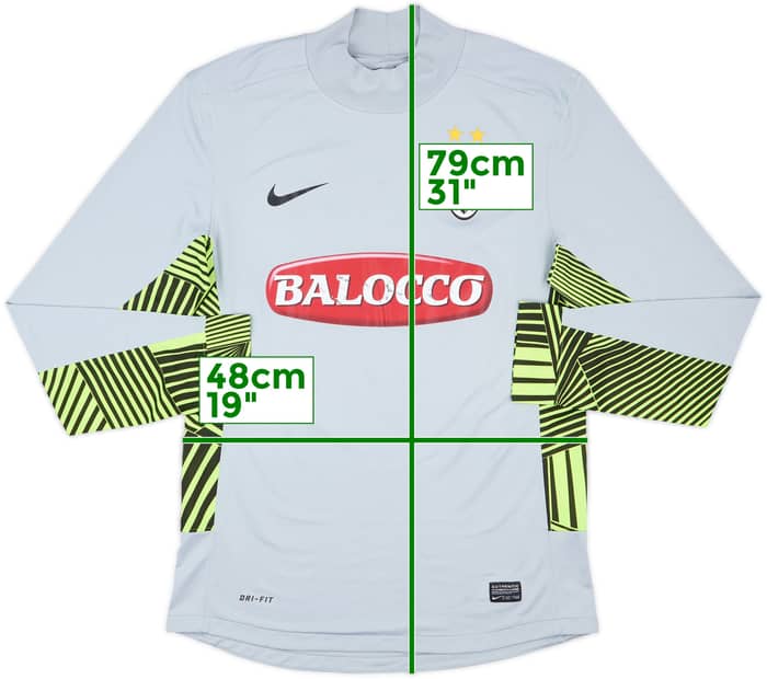 2011-12 Juventus Match Issue GK Shirt #12