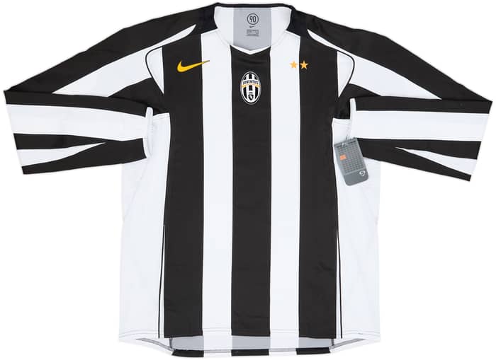 2004-05 Juventus Player Issue Home L/S Shirt Del Piero #10 (XXL)