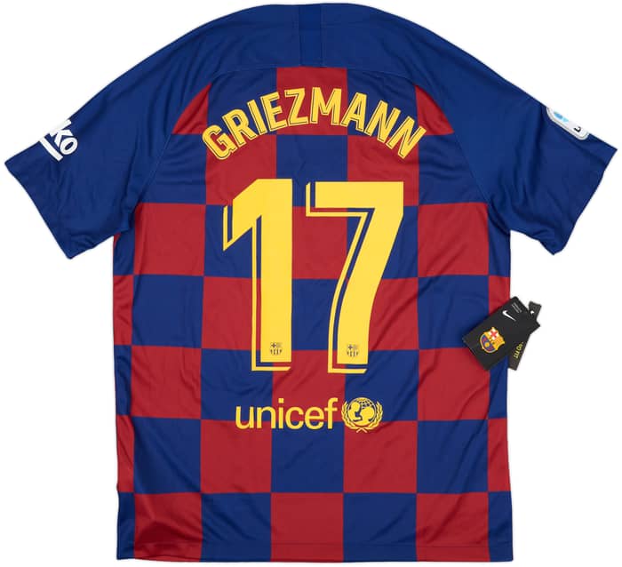 2019-20 Barcelona Home Shirt Griezmann #17 (L)