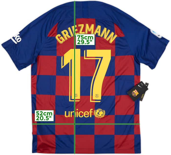 2019-20 Barcelona Home Shirt Griezmann #17 (L)