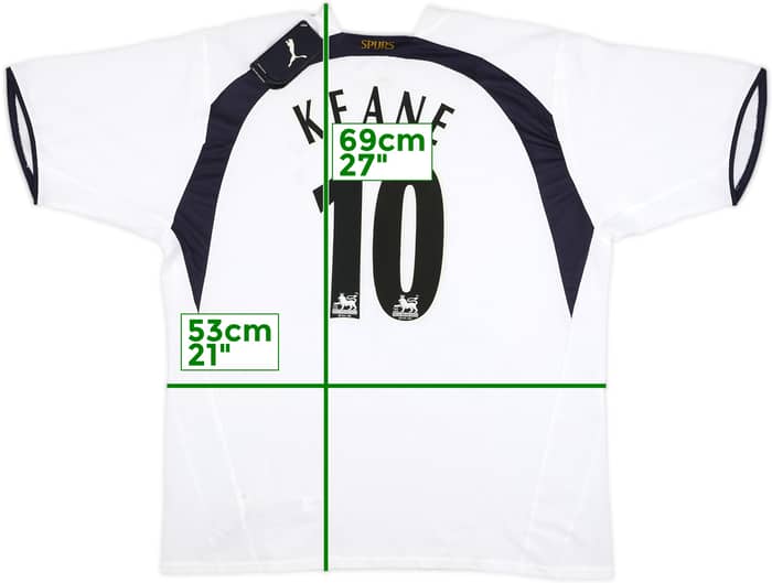2006-07 Tottenham Home Shirt Keane #10 (XL)