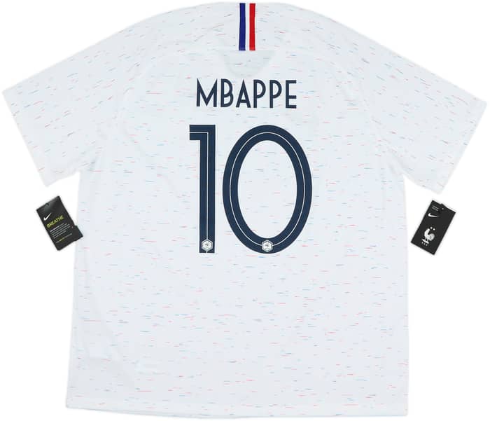 2018 France Away Shirt Mbappe #10 (XXL)