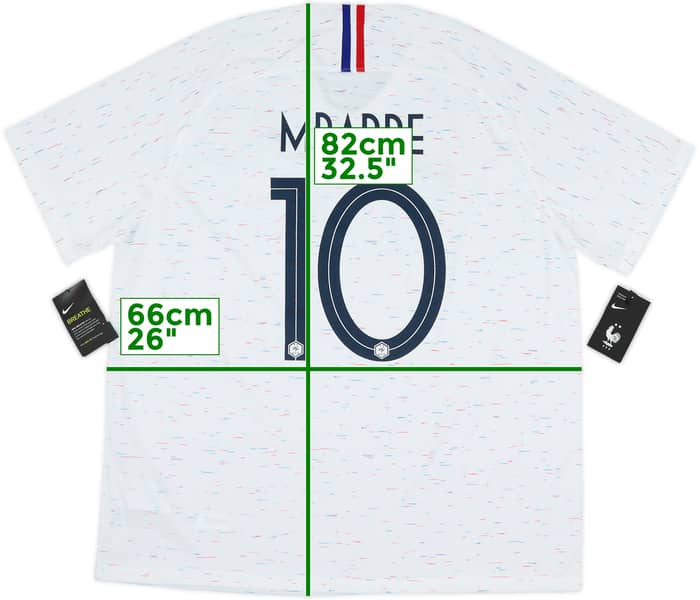 2018 France Away Shirt Mbappe #10 (XXL)