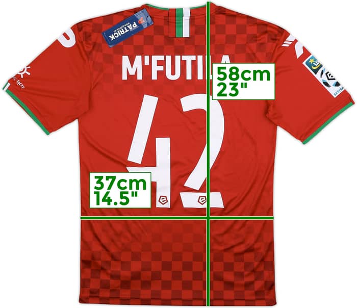 2018-19 Zaglebie Sosnowiec Home Shirt M'Futila #42 (M)